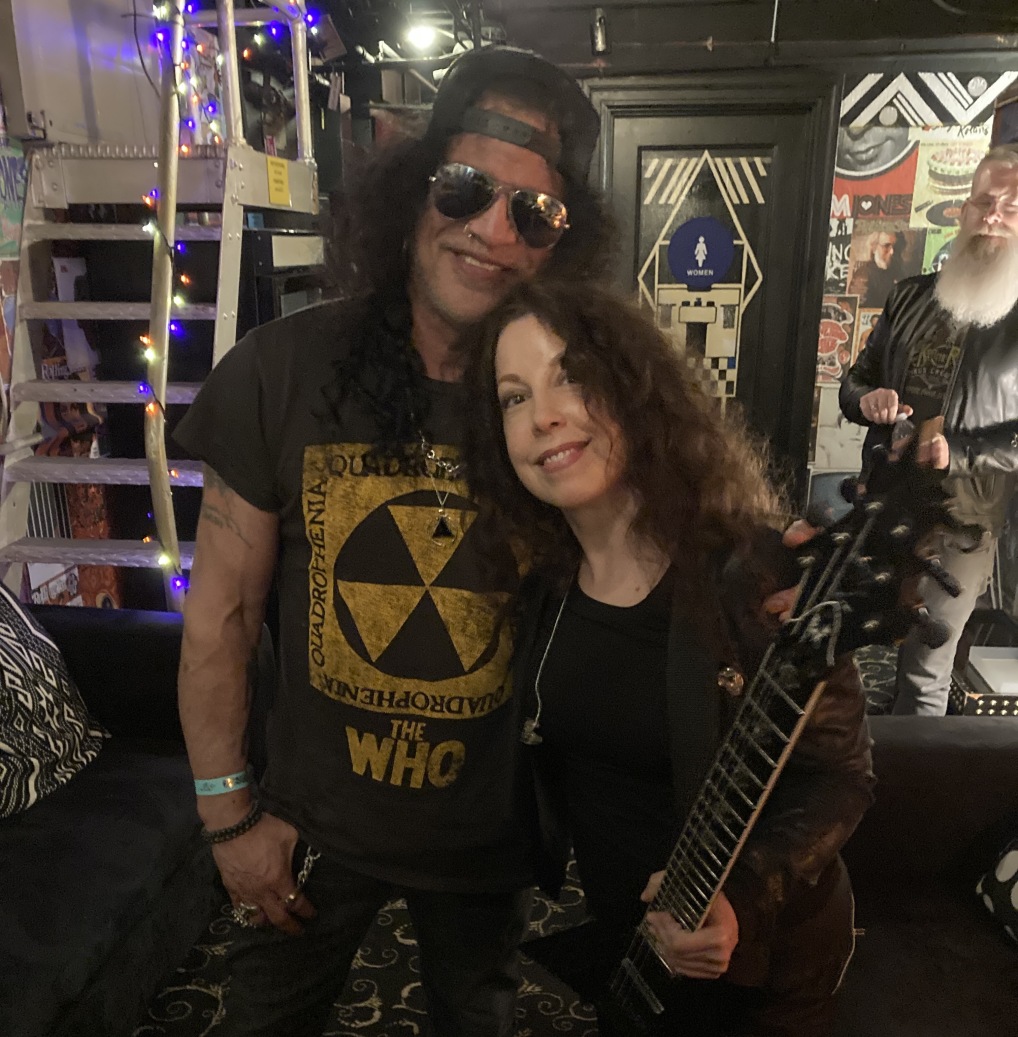 Laura Christine with Slash